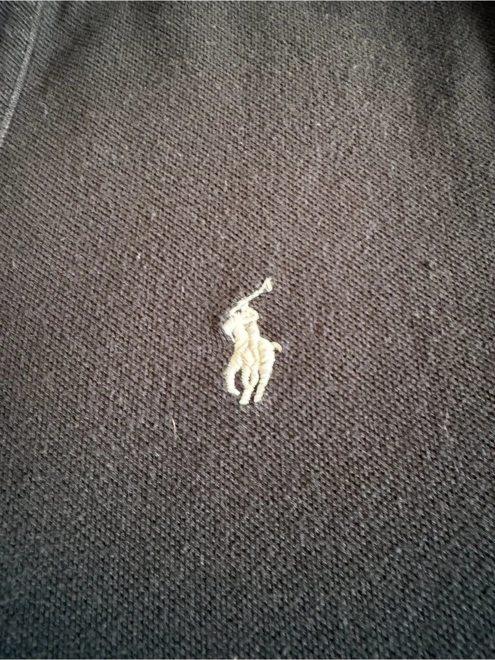 Ralph Lauren Black Polo Shirt Women’s Classic Fit w/White Pony Logo 100% Cotto